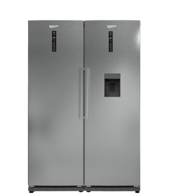 تصویر  یخچال فریزر نیکسان مدل  NF6020DN  سیلور تیره